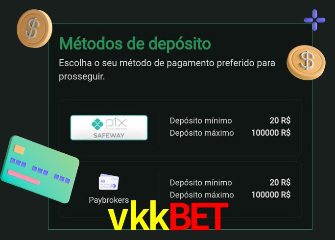 O cassino vkkbet oferece uma grande variedade de métodos de pagamento